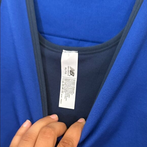 New Balance Royal Blue Fitness Ensemble outfit XL NWT - Picture 3 of 7